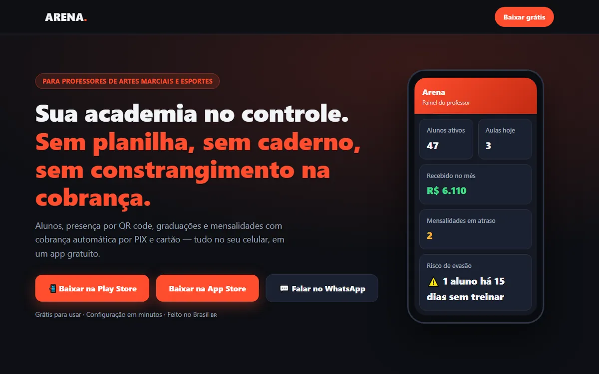 Arena &mdash; arenatatame.com.br